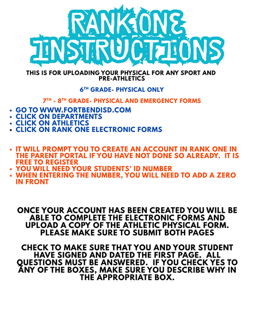 2026 rank one instructions